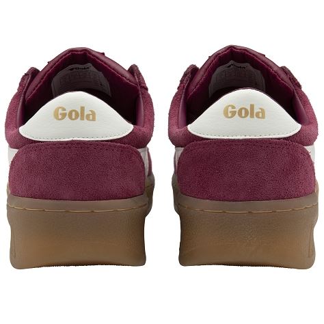 Gola femme grandslam suede cla589 rouge8757202_4