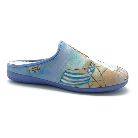 Maison de lespadrille chaussons 2090 bleu