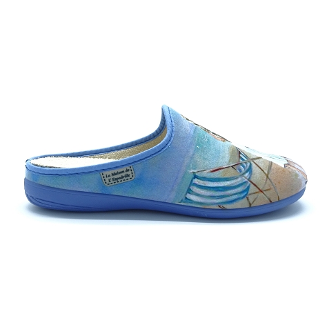 Maison de lespadrille chaussons 2090 bleu9036201_2
