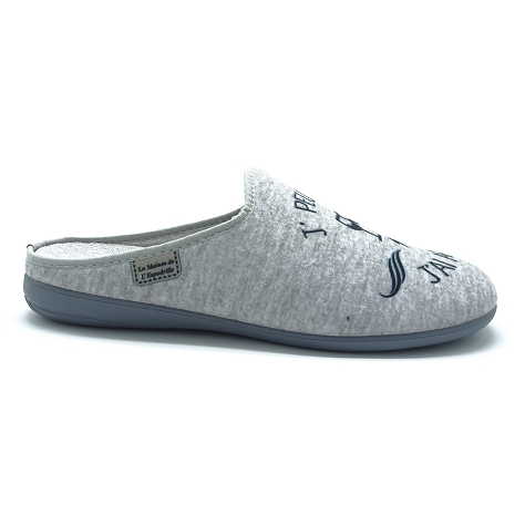 Maison de lespadrille chaussons 2482 gris9036701_2