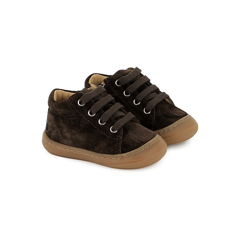 Shoopom parc my tom zip lace velours yl marron9051301_2