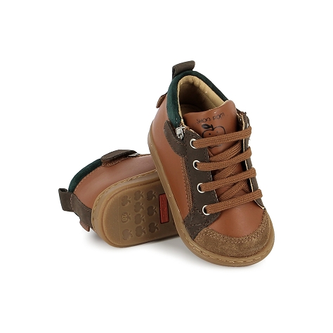 Shoopom marche my bouba bi zip yl marron9051902_4